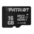 Patriot Карта пам'яті Patriot 16GB microSDHC class 10 UHS-I LX (PSF16GMDC10)