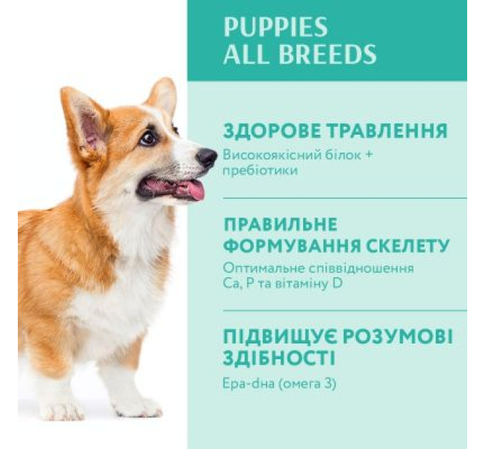 Optimeal Сухий корм для собак Optimeal для цуценят всіх порід зі смаком індички 12 кг (4820083905483)