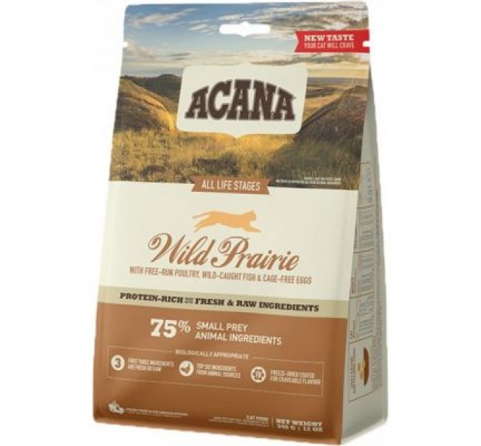 ACANA Сухий корм для кішок ACANA Wild Prairie Cat 340 г (0064992640347)