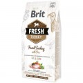 Brit Fresh Сухий корм для собак Brit Fresh Turkey/Pea Light Fit and Slim Adult 2.5 кг (8595602530809)