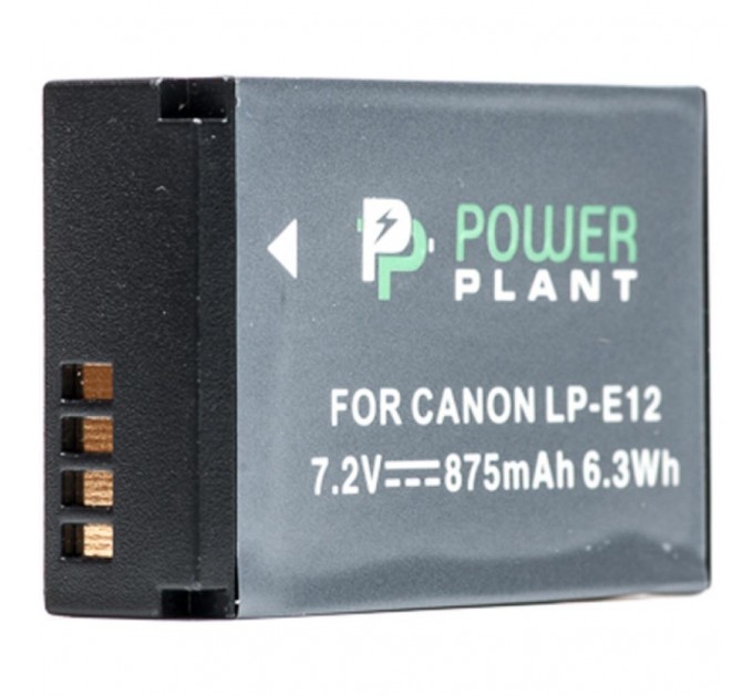 PowerPlant Акумулятор до фото/відео PowerPlant Canon LP-E12 (DV00DV1311)