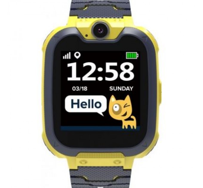Canyon Смарт-годинник Canyon CNE-KW31YB Kids smartwatch Tony, Yellow-Grey (CNE-KW31YB)