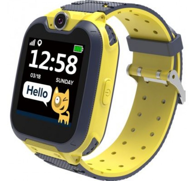 Canyon Смарт-годинник Canyon CNE-KW31YB Kids smartwatch Tony, Yellow-Grey (CNE-KW31YB)
