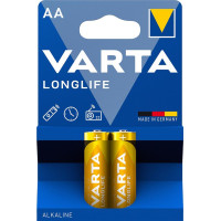 Батарейка Varta AA Longlife лужна * 2 (04106101412)