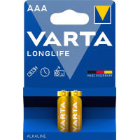 Батарейка Varta AAA Longlife лужна * 2 (04103101412)
