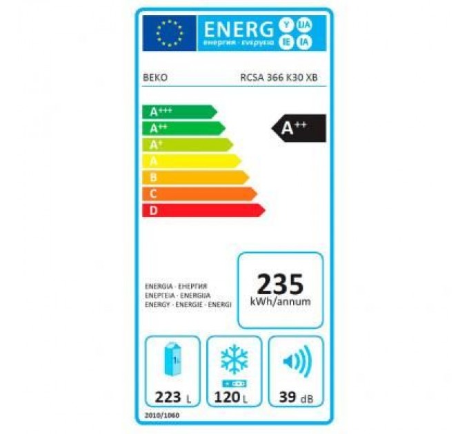 Beko Холодильник Beko RCSA366K30XB