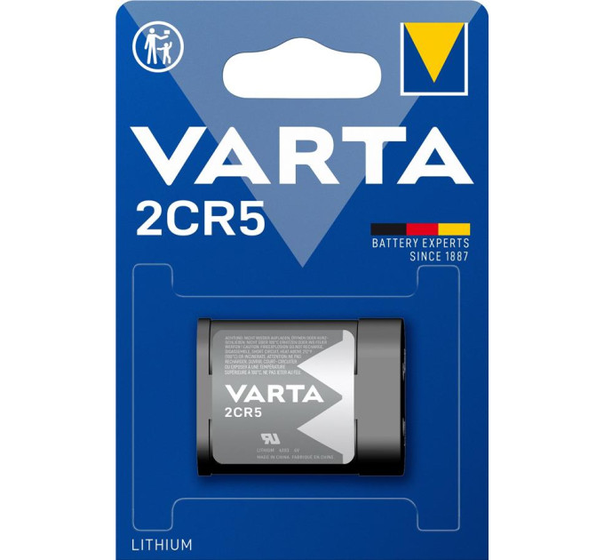 Varta Батарейка Varta 2CR5 PHOTO LITHIUM (06203301401)