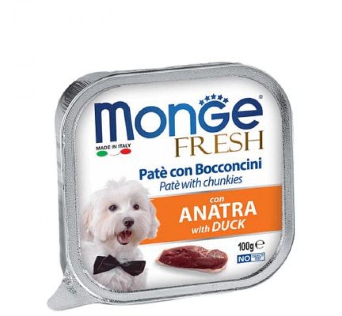 Monge Консерви для собак Monge DOG FRESH качка 100 г (8009470013048)