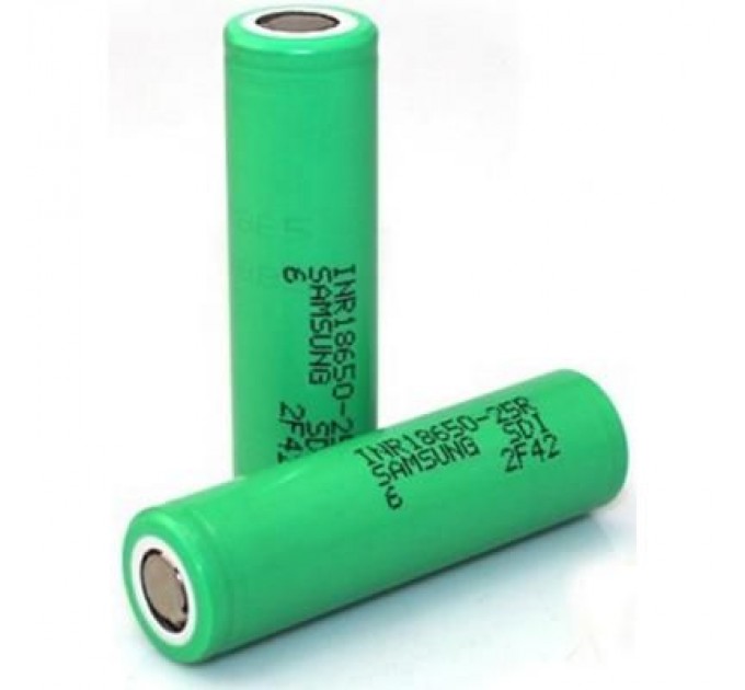 Samsung Акумулятор 18650 2500 mAh (20A) Samsung (INR18650-25R)