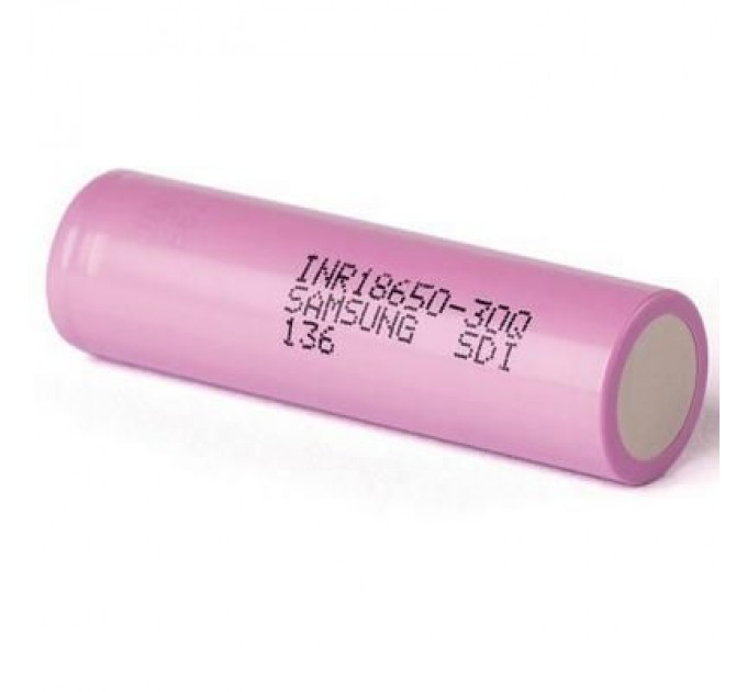 Акумулятор 18650 3000 mAh (30A) Samsung (INR18650-30Q)