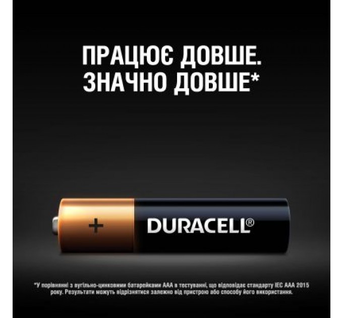 Duracell Батарейка Duracell AAA лужні 6 шт. в упаковці (5000394107472 / 81483511)