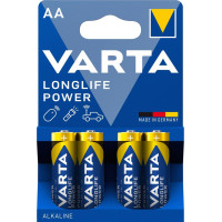 Батарейка Varta AA LONGLIFE Power LR6 * 4 (04906121414)
