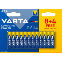 Батарейка Varta AAA Varta LongLife Power * 12 (8+4) (04903121472)