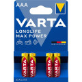 Varta Батарейка Varta AAA Longlife Max Power лужна * 4 (04703101404)
