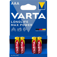 Батарейка Varta AAA Longlife Max Power лужна * 4 (04703101404)