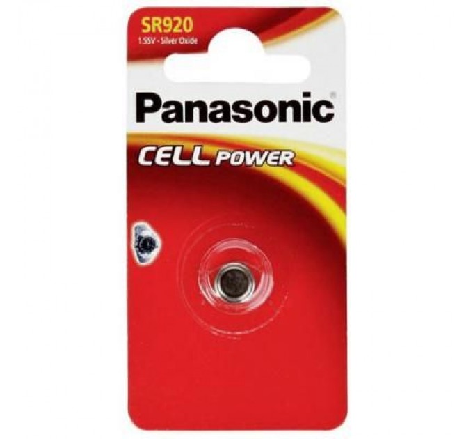 Panasonic Батарейка Panasonic SR920 * 1 Silver Oxide (SR-920EL/1B)