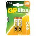 Gp Батарейка Gp AAA LR03 ULTRA Alcaline * 2 (24AU-U2 / 4891199027642)