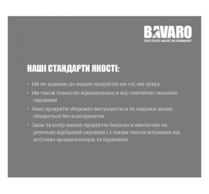 Bavaro Сухий корм для собак Bavaro Solid 20/8 18 кг (4032254743613)