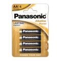 Panasonic Батарейка Panasonic LR06 Alkaline Power * 4 (LR6REB/4BPR)