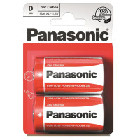 Батарейка Panasonic D R20 RED ZINK * 2 (R20REL/2BPR)