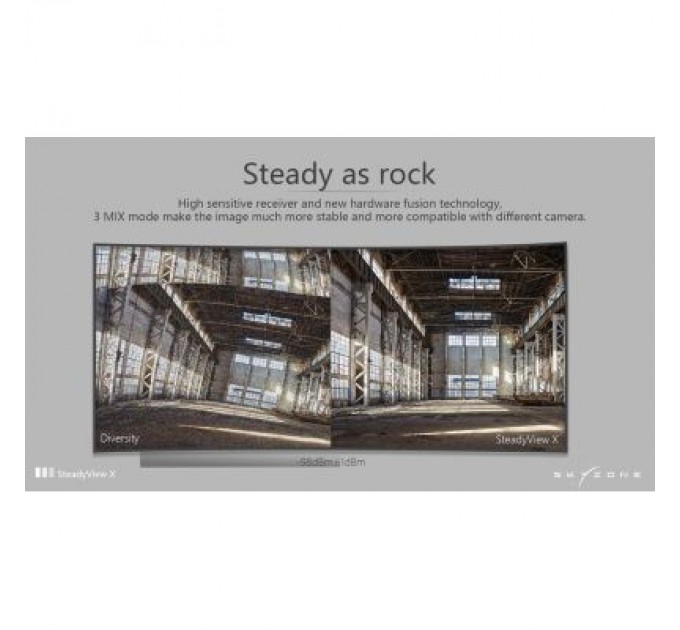 Відеоприймач (VRX) Skyzone SteadyView X 5.8GHz 56CH L, X Band (STVX5G)