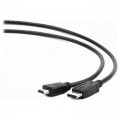 Cablexpert Кабель мультимедійний Display Port to HDMI 10.0m Cablexpert (CC-DP-HDMI-10M)