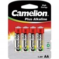 Camelion Батарейка Camelion AA LR6 Plus Alkaline * 4 (LR6-BP4)