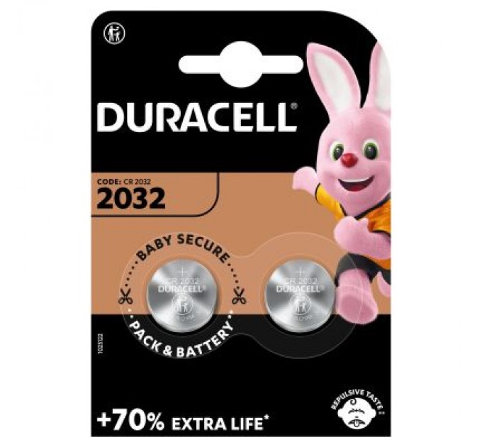 Duracell Батарейка Duracell CR 2032 / DL 2032 * 2 (5007659)