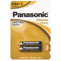 Panasonic Батарейка Panasonic AAA LR03 Alkaline Power * 2 (LR03REB/2BP)