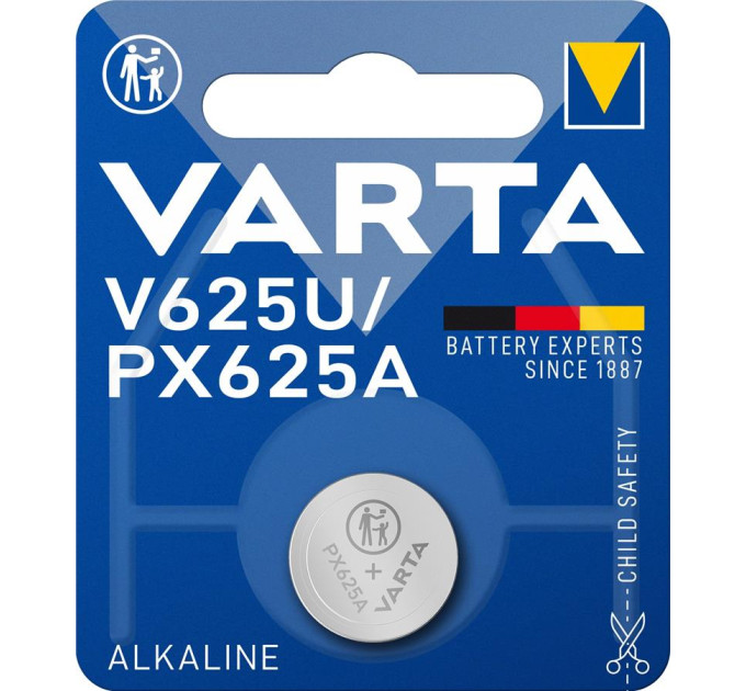 Varta Батарейка V625U лужна (AG625, GPAX625A, EPX625G, KA625, R625, PX625A) Varta (04626101401)