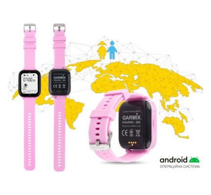 GARMIX Смарт-годинник GARMIX PointPRO-300 4G/GPS/WIFI/VIDEO CALL PURPLE (1017356)