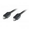 REAL-EL Кабель мультимедійний Optical Toslink M-M 2m black REAL-EL (EL123500037)