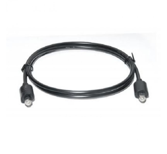 REAL-EL Кабель мультимедійний Optical Toslink M-M 2m black REAL-EL (EL123500037)