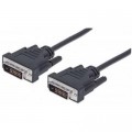 REAL-EL Кабель мультимедійний DVI to DVI 24+1pin, 1.8m Pro black REAL-EL (EL123500038)
