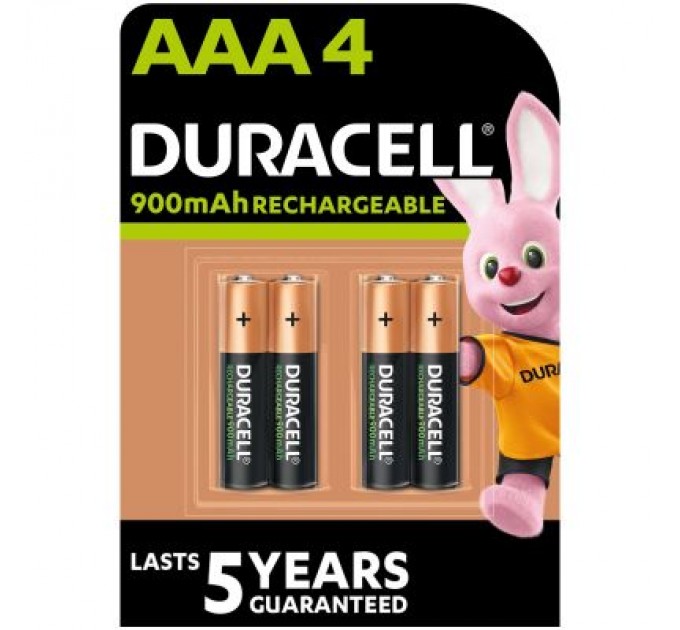 Duracell Акумулятор Duracell AAA HR03 900mAh * 4 (5005015)