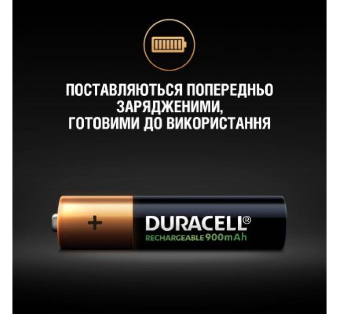 Duracell Акумулятор Duracell AAA HR03 900mAh * 4 (5005015)