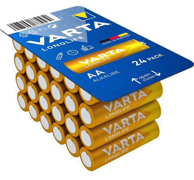 Varta Батарейка Varta LONGLIFE ALKALINE * 24 box (04106301124)