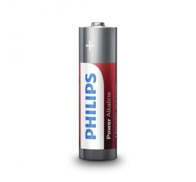 Philips Батарейка Philips AA LR6 Power Alkaline * 4 (LR6P4B/10)