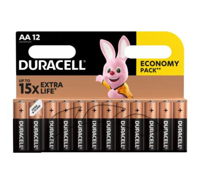 Duracell Батарейка Duracell AA лужні 12 шт. в упаковці (5000394006546 / 81551275)
