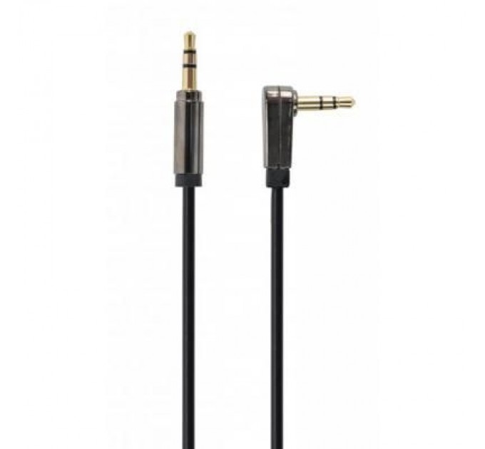 Кабель мультимедійний Jack 3.5mm M to Jack 3.5mm M 1.0m угловой Cablexpert (CCAPB-444L-1M)