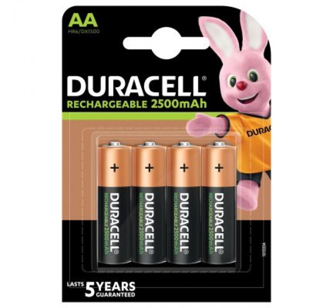 Duracell Акумулятор Duracell AA HR6 2500mAh * 4 (5000394057203 / 5007308)
