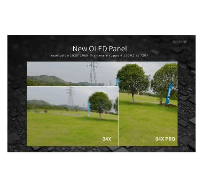 Окуляри FPV Skyzone SKY04X PRO 5.8GHz 56CH L,X Band (SKY04XP5G)