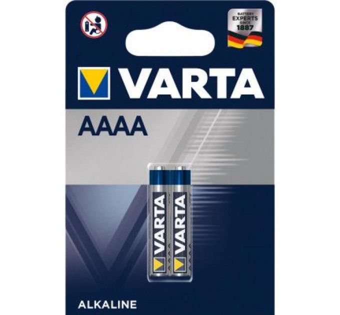 Батарейка Varta AAAA LR61 Alcaline * 2 (04061101402)