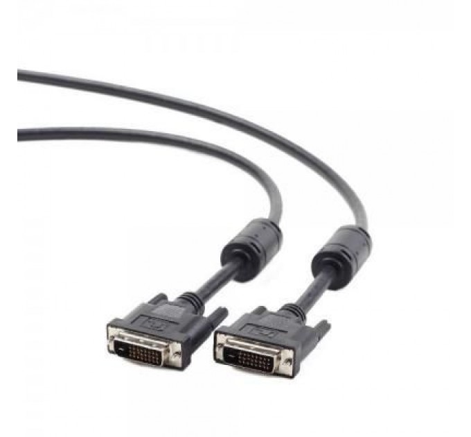 Cablexpert Кабель мультимедійний DVI to DVI 24+1pin, 3.0m Cablexpert (CC-DVI2-BK-10)