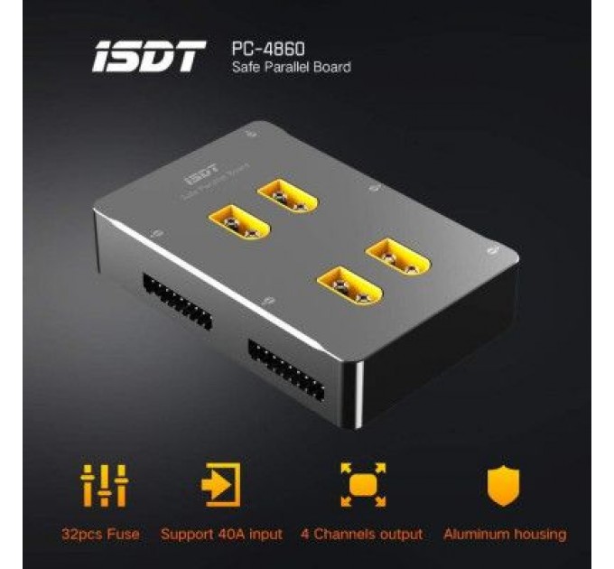 iSDT Аксесуар для зарядного пристрою iSDT PC-4860S LiPo Parallel Charging Board (HP0015.0023)