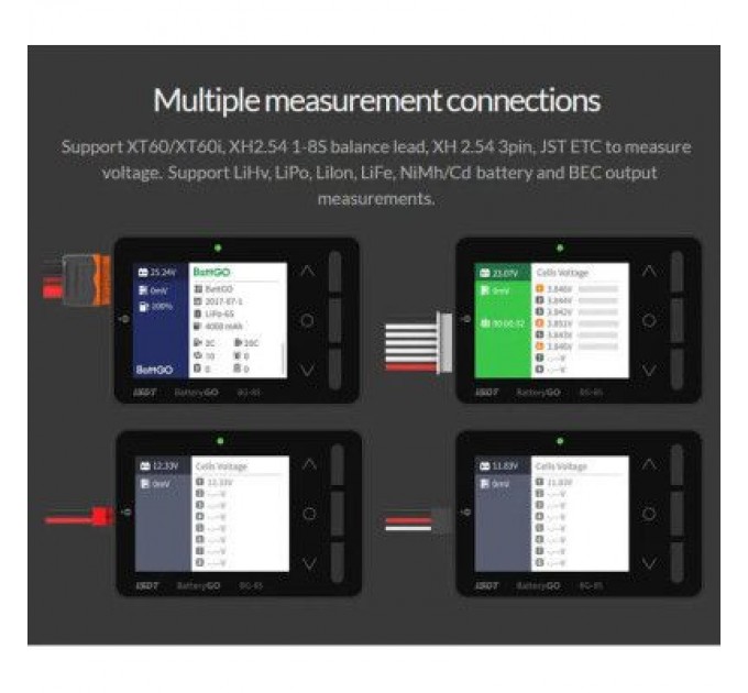 Тестер для акумуляторів iSDT BG-8S Battery Meter (HP0015.0013)
