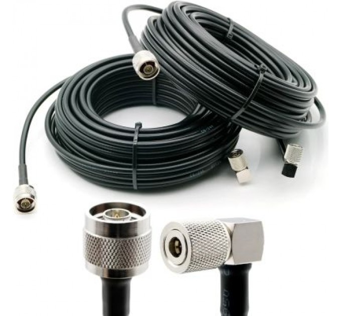 ALIENTECH Кабель для дрона ALIENTECH CG240 для Deimox, QMA -N-type, 20 м, пара (CG240-Q-JW/N-JW-20)