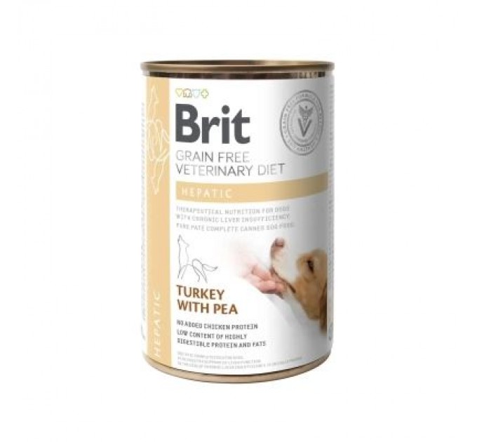Консерви для собак Brit GF VetDiets Dog Hepatic 400 г (8595602536030)