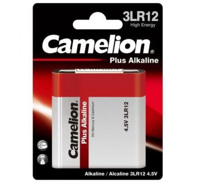 Camelion Батарейка Camelion 3LR12 Plus Alkaline * 1 (3LR12-BP1)
