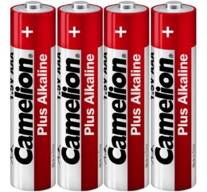 Батарейка Camelion AAA LR03 Plus Alkaline (Shrink) * 4 (LR03-SP4)
